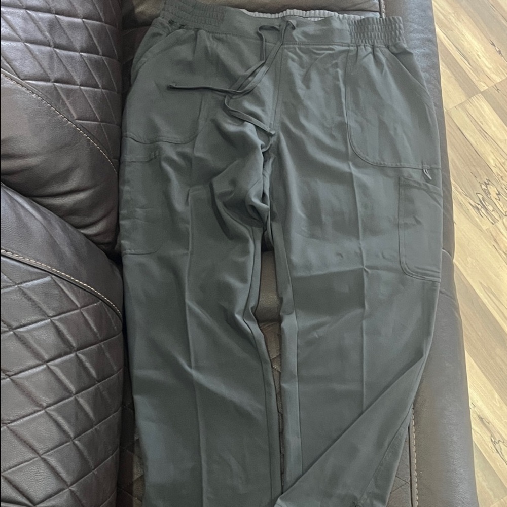 Scrubstar Women's Straight Leg Pants - Gray - PETITE LARGE